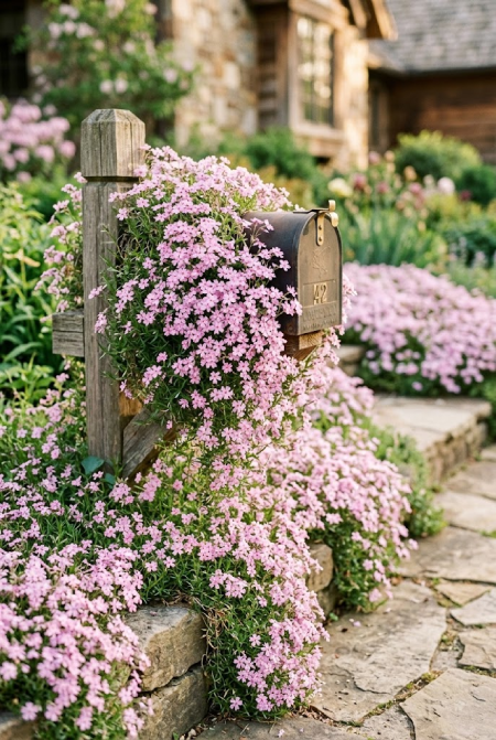 landscaping ideas for mail box